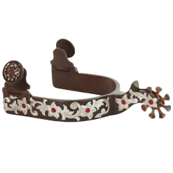 Eperons femme motif floral