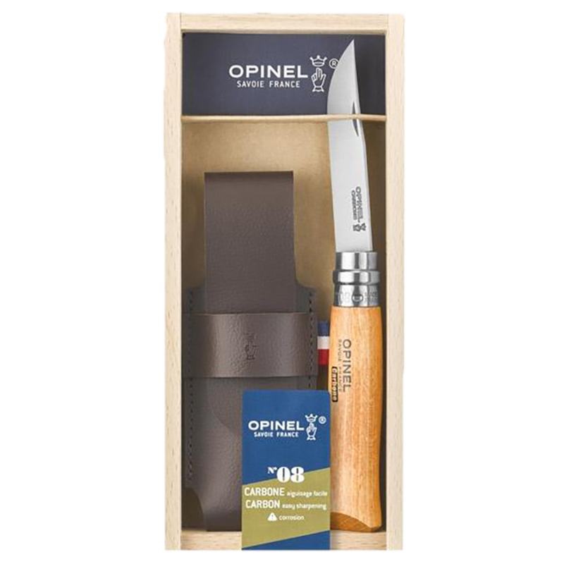 Couteau plumier Opinel et étui