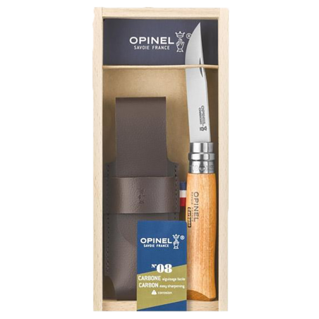 Couteau plumier Opinel et étui