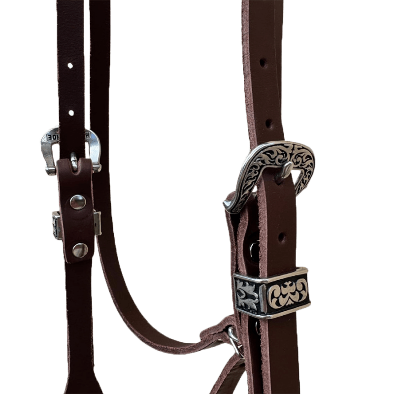 Bridon western cuir huilé Ontario