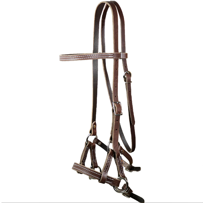 Side-pull cuir
