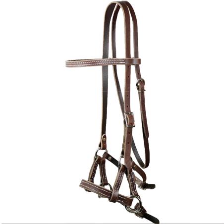 Side-pull cuir