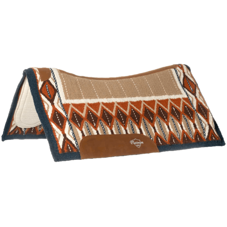 Tapis de selle western ergonomique laine