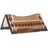 Tapis de selle western ergonomique laine