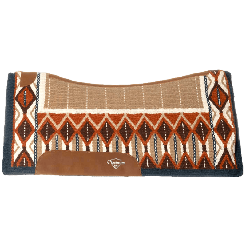 Tapis de selle western ergonomique laine