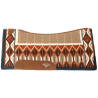 Tapis de selle western ergonomique laine