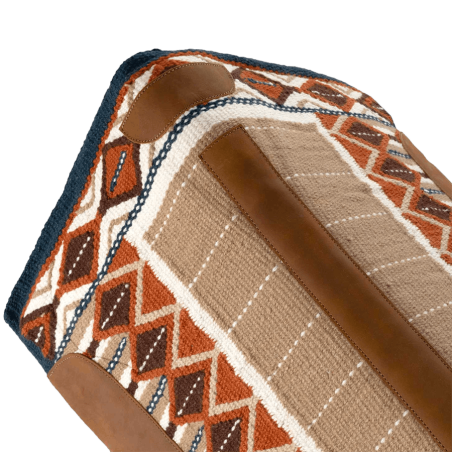 Tapis de selle western ergonomique laine