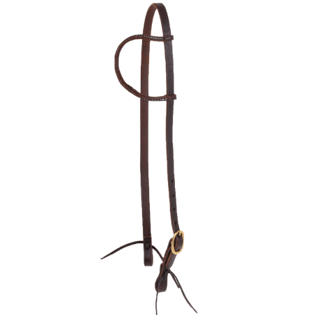 Bridon 1 oreille cuir huilé Platinum Pro