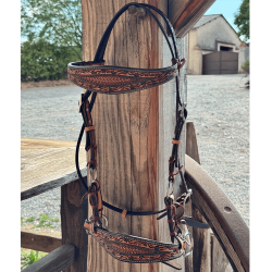 Side-pull cuir supérieur leaf