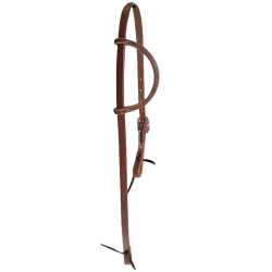 Bridon 1 oreille cuir huilé Pro Choice