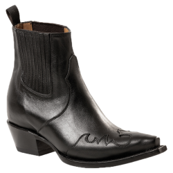 Bottines style western mixtes