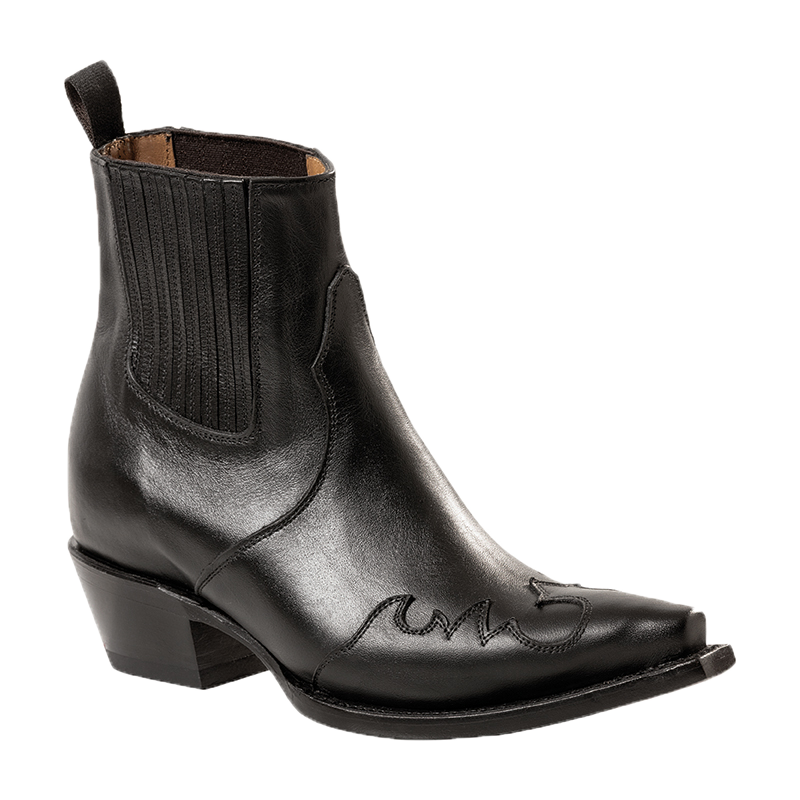 Bottines style western mixtes