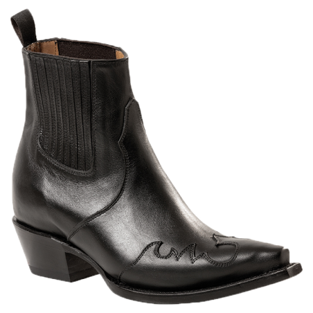Bottines style western mixtes