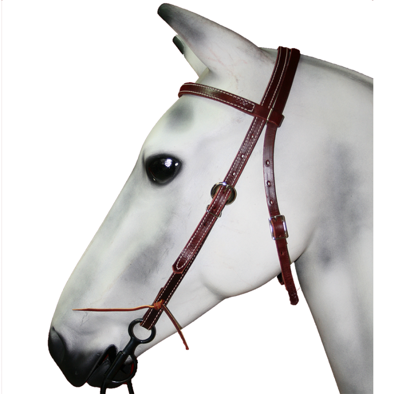 Bridon cuir Burgundy