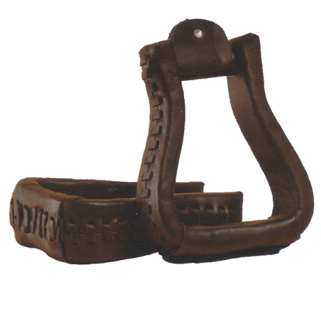 Étriers western cuir