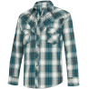 Chemise western Jeff Blue
