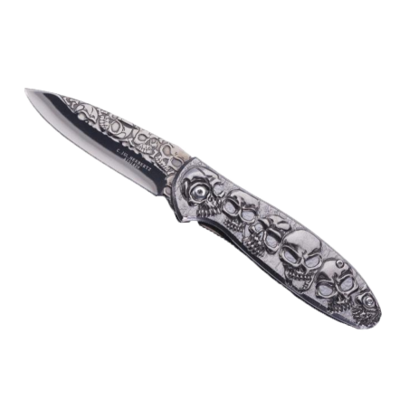 Couteau Herbertz tête de mort