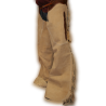 Chaps à franges daim beige