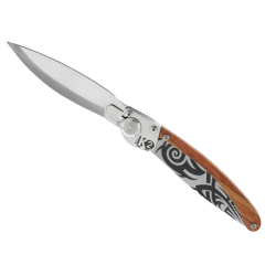 Couteau K2 bois de rose Tribal
