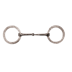 Snaffle o-ring anneaux plats