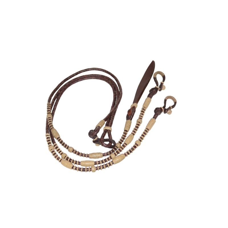 Rênes romal rawhide