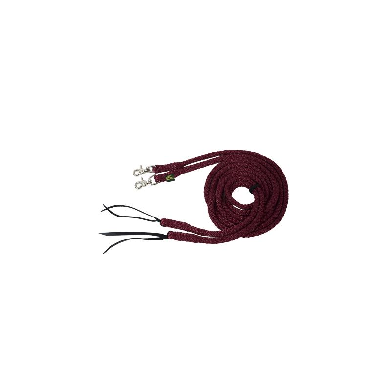 Rênes polytresse ouvertes rondes