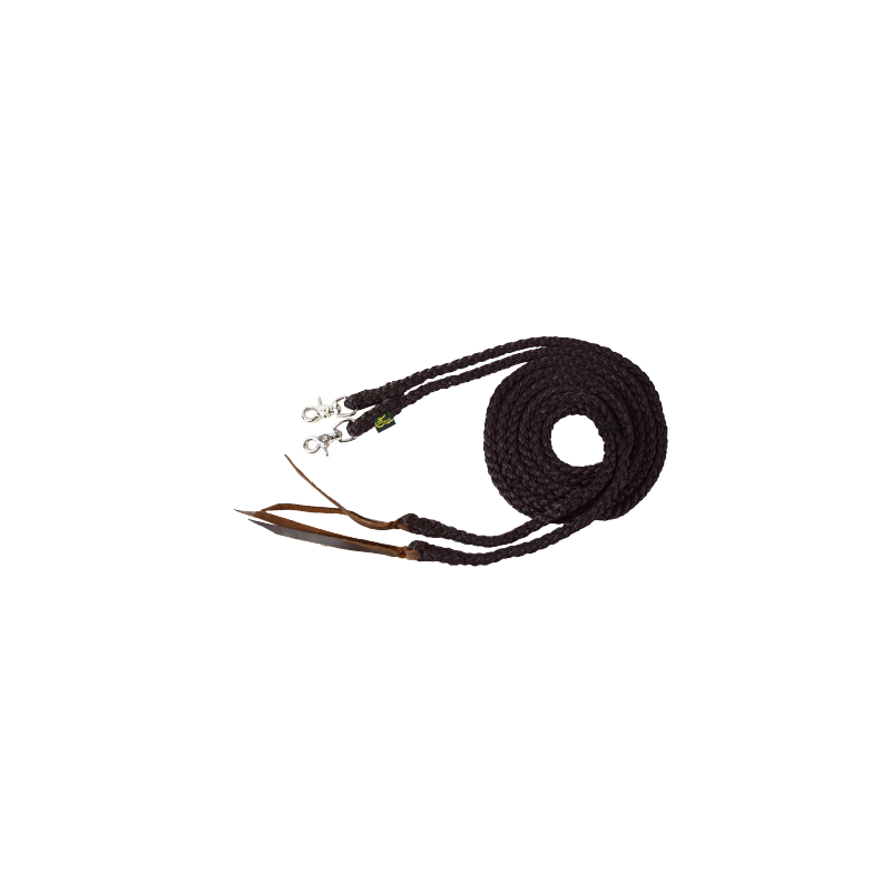 Rênes polytresse ouvertes rondes