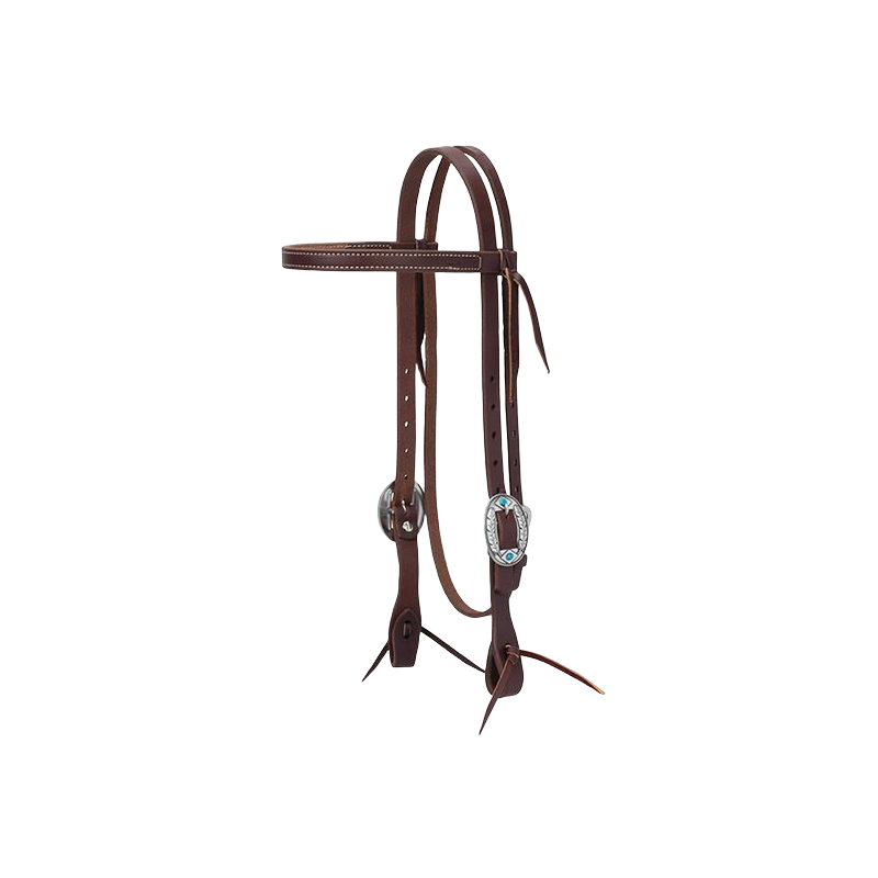 Bridon cuir huilé boucle Southwest