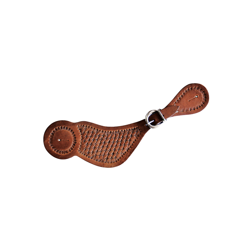 Lanières d'éperons western cuir