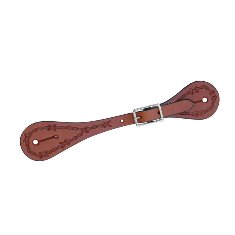 Lanières d'éperons western Barbwire