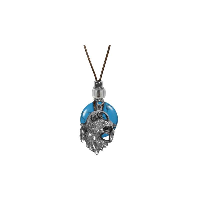 Collier aigle et turquoise SIS-TP30