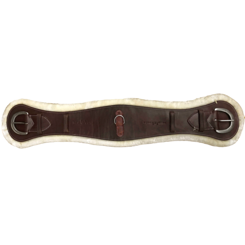 Sangle ergonomique cuir et polaire