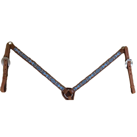 Collier de chasse perles turquoises