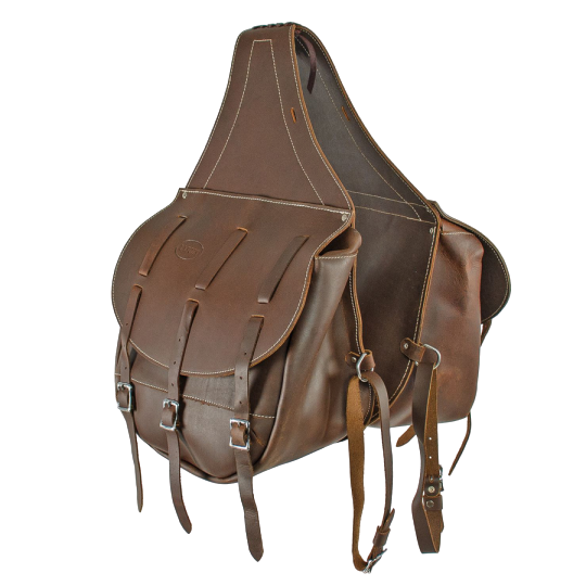Sacoches De Selle Cuir Vintage Pour Cheval - Style Western - Fait Main Inde