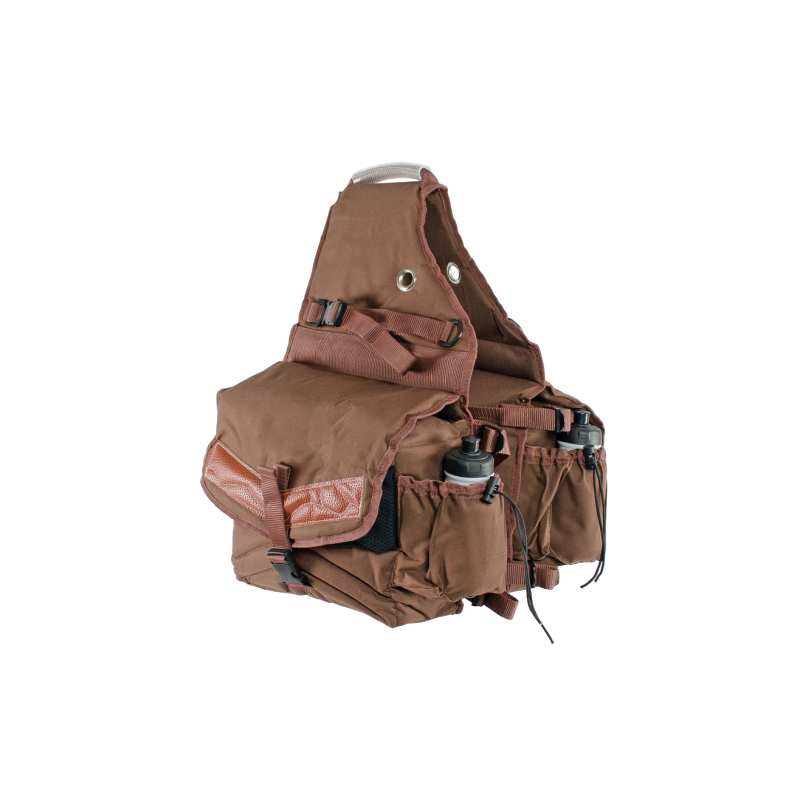 Sacoches de randonnée nylon et gourdes