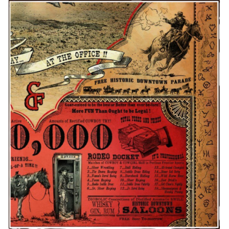 Affiche western Cheyenne Frontier Day