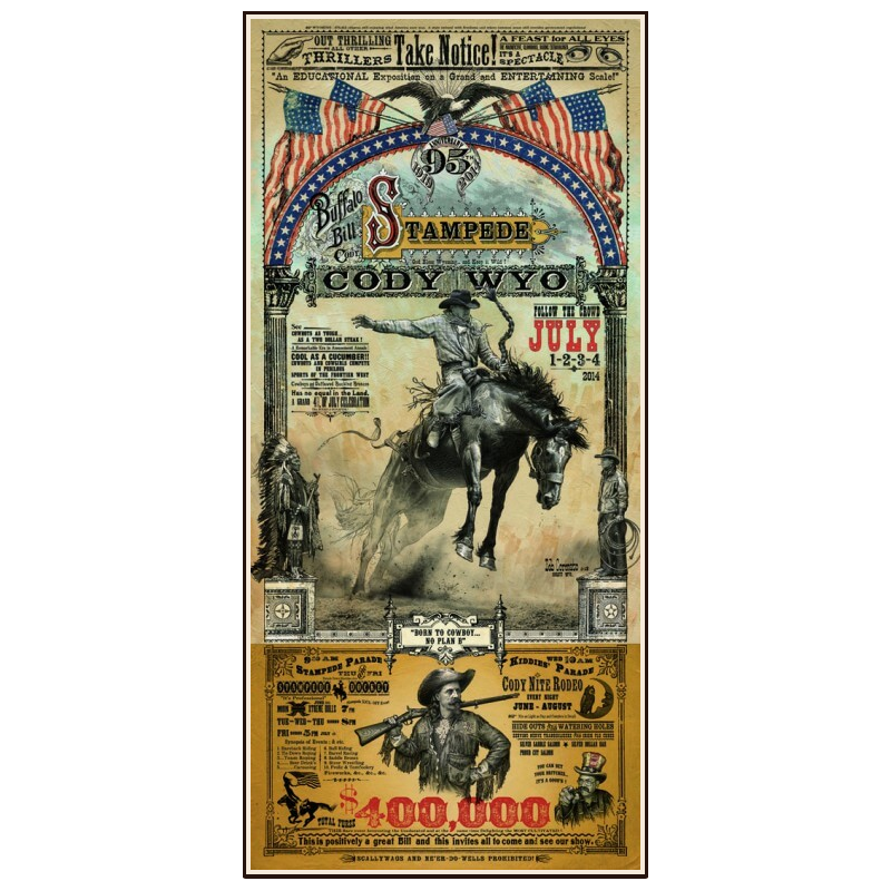 Affiche western BOBSC