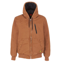 Blouson résistant moletonné marron DI30141
