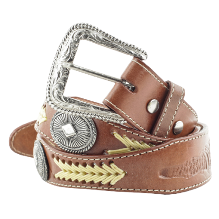 Ceinture cuir marron Rawhide