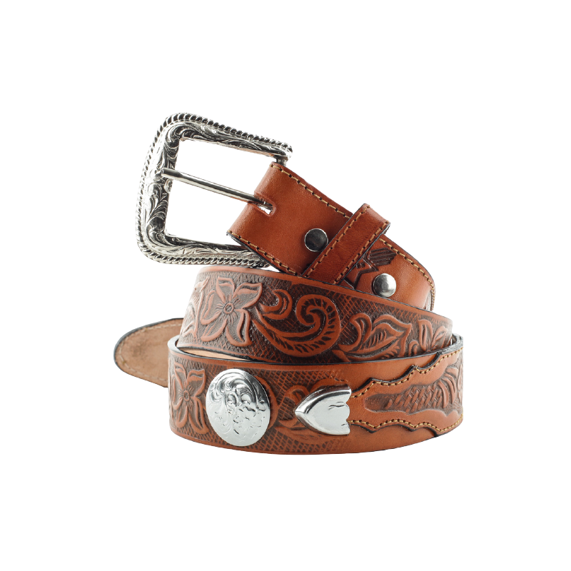 Laccioli Ceintures Pour Éperons Western Cuir Lisse