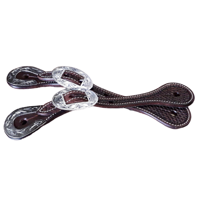 Attaches éperons western Silver