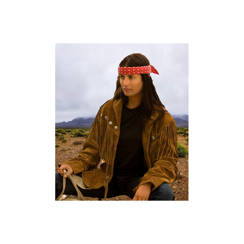 Veste daim Hombre Brown