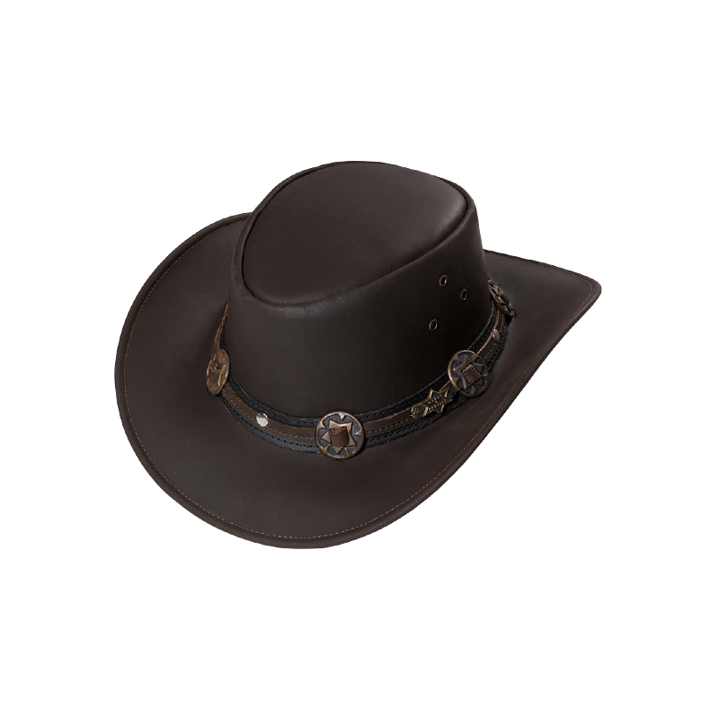 Chapeau cuir Huck