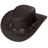 Chapeau cuir Huck
