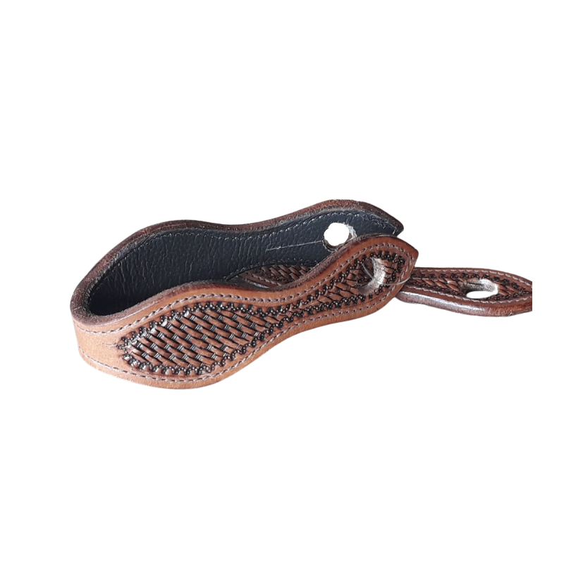 Slobber strap cuir BRH04
