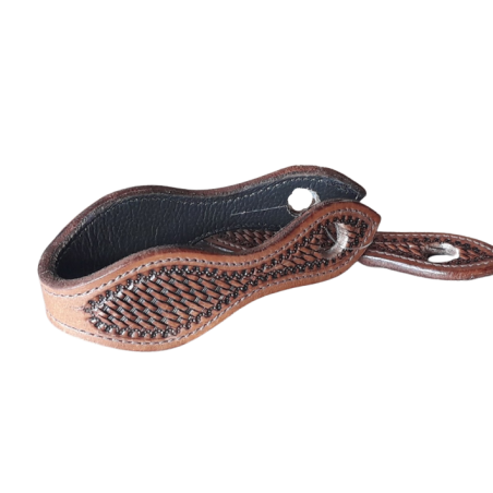 Slobber strap cuir BRH04