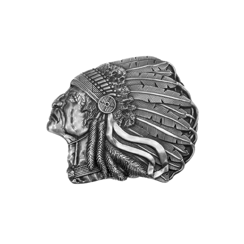 Boucle de ceinture Tete d'Indien