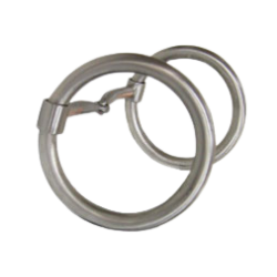 Snaffle heavy ring gris