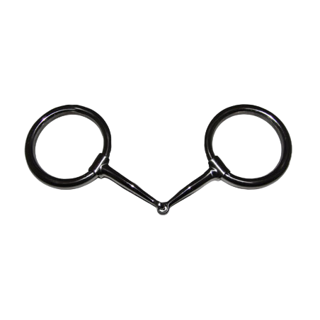 Snaffle heavy ring noir
