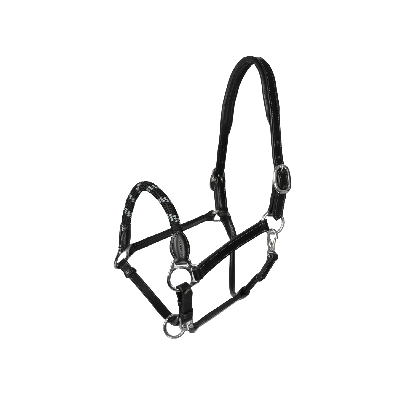 Licol cuir et corde Acavallo AC9707